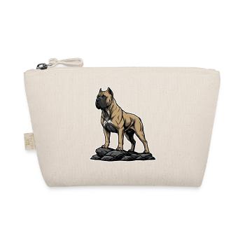 Chien Cane Corso sur Rocher Portrait Puissant - Trousse biologique - nature - Devant