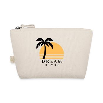 Sunset Palm Beach Silhouette - Organic Pouch - nature - Front