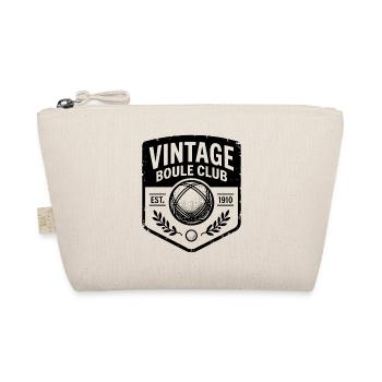 Vintage Boule Club Est 1910 Petanque Sport - Organic Pouch - nature - Front