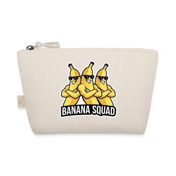 Lustige Banane: Obst- und Humor-Design - Bio-Täschchen - Natur - Vorne