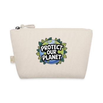 Protect the Earth – Planet Theme - Organic Pouch - nature - Front