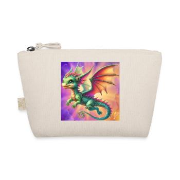 Drache - Bio-Täschchen - Natur - Vorne