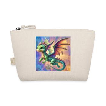 Drache - Bio-Täschchen - Natur - Vorne