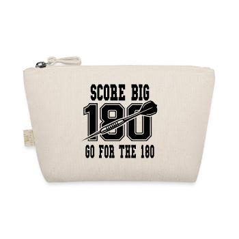 Score Big Go For The 180 Darts Sport - Organic Pouch - nature - Front