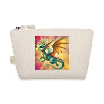 Drache - Bio-Täschchen - Natur - Vorne