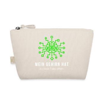Mein Gehirn hat zu viele Tabs offen - Lustiger IT  - Bio-Täschchen - Natur - Vorne