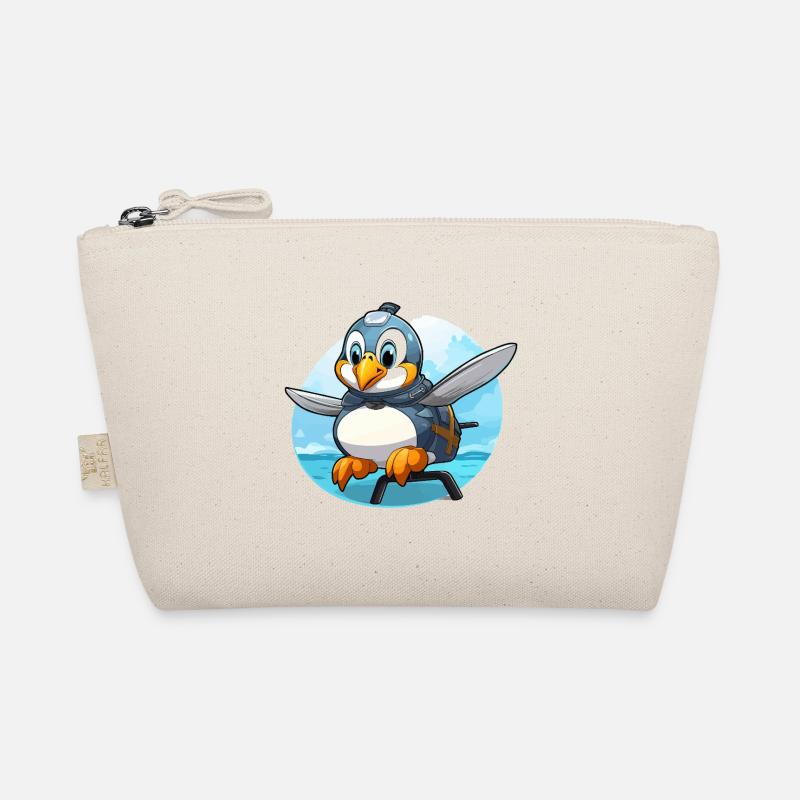 Flugpinguin mit Rucksack Bio-Täschchen
