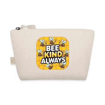 Bee Kind Always - Bio-Täschchen - Natur - Vorne