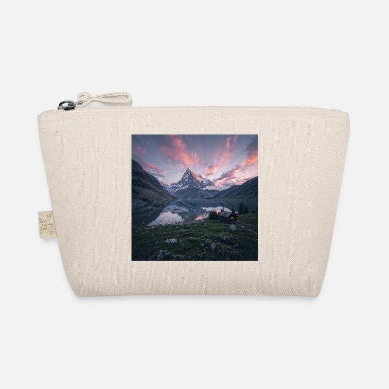 Alpin Abendreflexion Bio-Täschchen