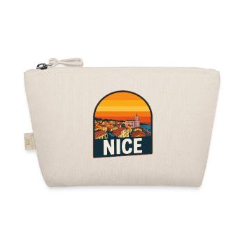 Joli design rétro de coucher de soleil de la Côte d’Azur - Trousse biologique - nature - Devant