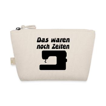Nähmaschine - Bio-Täschchen - Natur - Vorne
