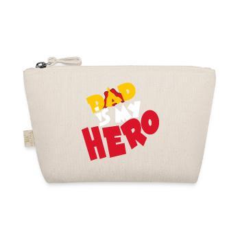 Dad Is My Hero Comic Dad Is My Hero - Organic Pouch - nature - Front