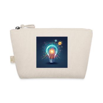 Neon Brain Lamp Innovation - Organic Pouch - nature - Front