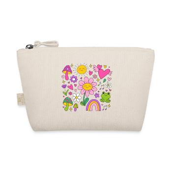 Cute Y2K Flower | colorful flowers - Organic Pouch - nature - Front