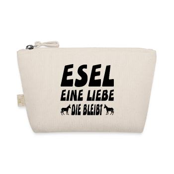 Esel - Bio-Täschchen - Natur - Vorne