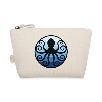 Black octopus in the ocean - Organic Pouch - nature - Front