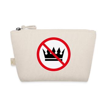 No Kings! (Protest Design / 3C) - Organic Pouch - nature - Front