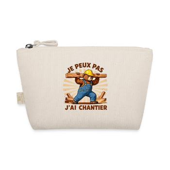 Je peux pas j'ai chantier - Trousse biologique - nature - Devant