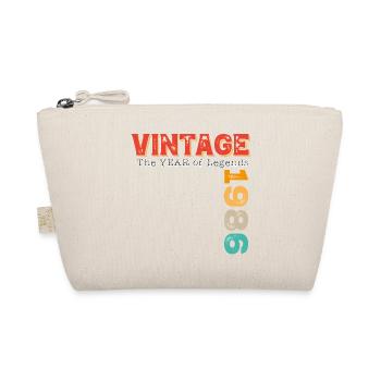 Vintage 1986 - Bio-Täschchen - Natur - Vorne