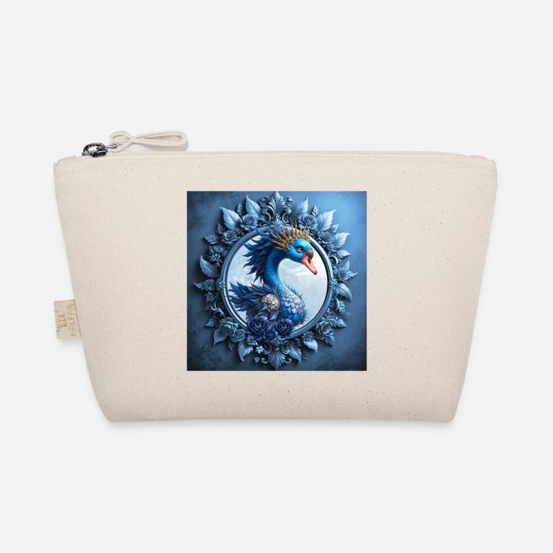 Blauer Phoenix-Wappen im Bild Bio-Täschchen