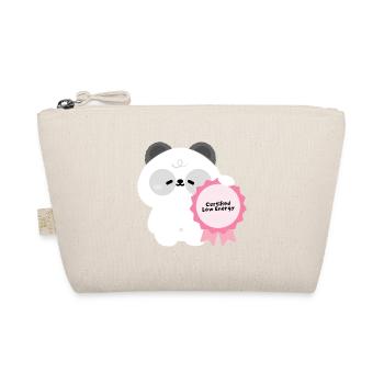 Certified Low Energy Panda - Organic Pouch - nature - Front