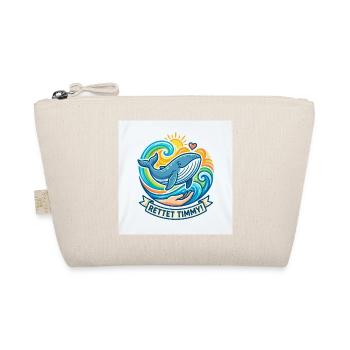 Save Timmy: Whales in the Colour Waves - Organic Pouch - nature - Front