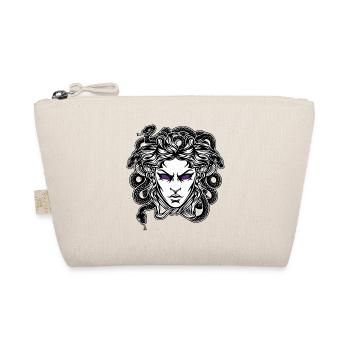 Medusa Totem Mythology Snakes Purple Eyes - Organic Pouch - nature - Front
