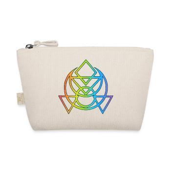 Multicolored Egyptian esoteric symbol - Organic Pouch - nature - Front