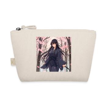 Sakura Samurai in the forest - Organic Pouch - nature - Front