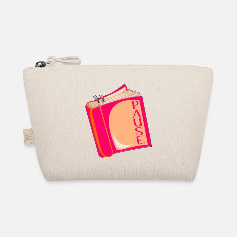 Book Reading Pause Organic Pouch