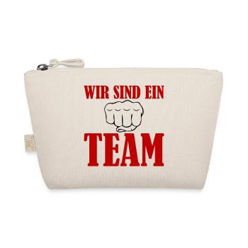 Wir Sind Ein Team  - Bio-Täschchen - Natur - Vorne