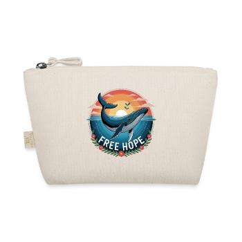 FREE HOPE :: Hope/ Timmy der Wal in der Ostsee - Bio-Täschchen - Natur - Vorne