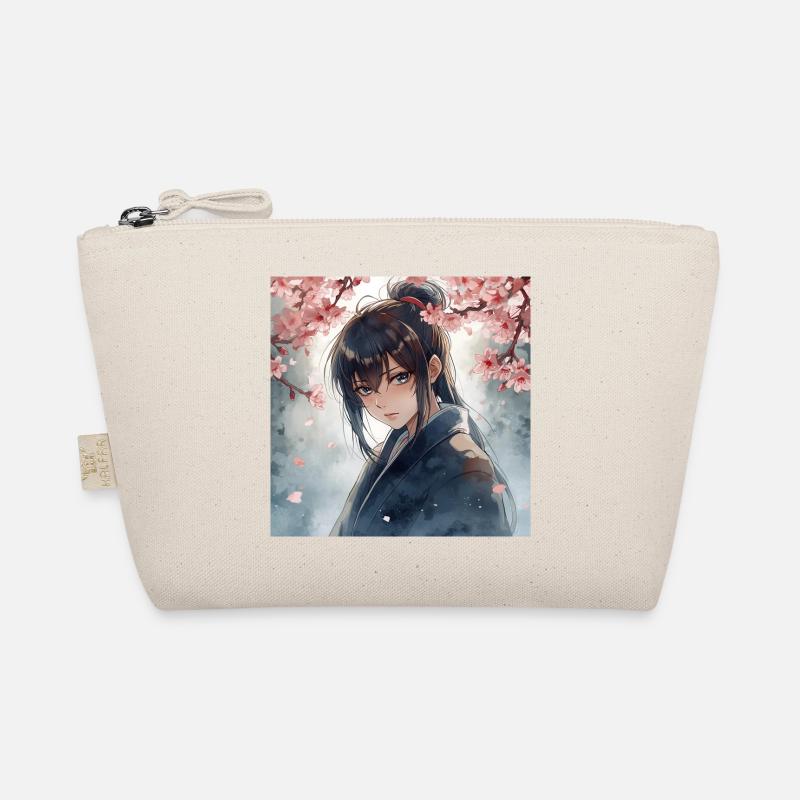 Hanfu under cherry blossoms Organic Pouch