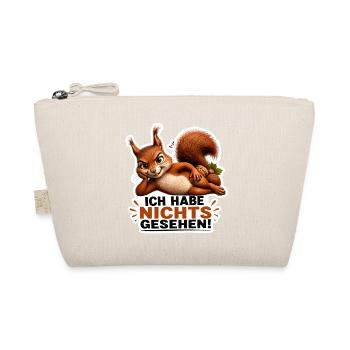 Ich habe nichts gesehen – Freches Eichhörnchen - Bio-Täschchen - Natur - Vorne