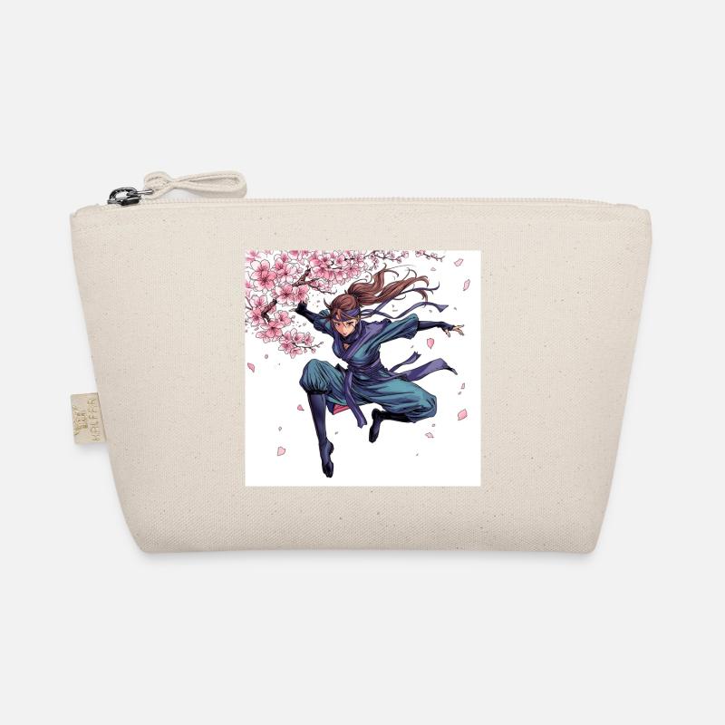 Kirschblüten Krieger Stil Bio-Täschchen