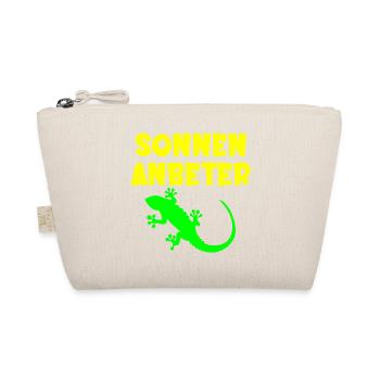 Sonnenanbeter Eidechse - Sommer Sonne - Bio-Täschchen - Natur - Vorne