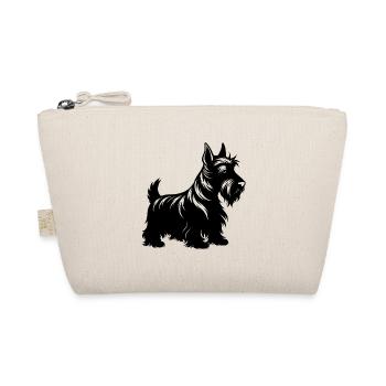 Scottish Terrier Dog - Organic Pouch - nature - Front