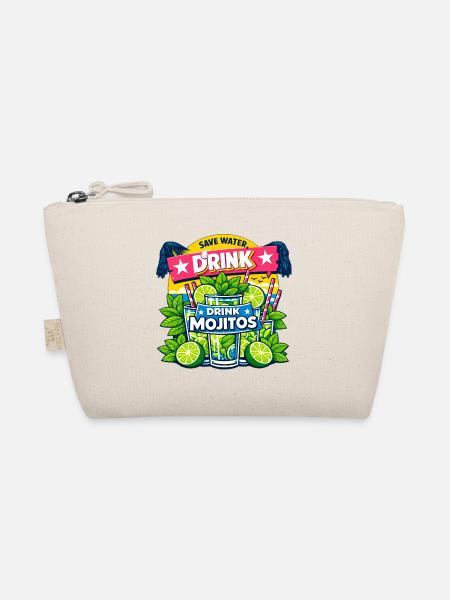 Save the water, drink Mojitos - Organic Pouch - nature - Front