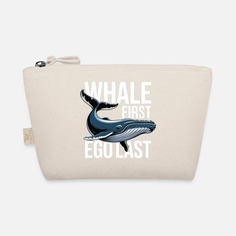 WHALE FIRST • EGO LAST #2 Bio-Täschchen