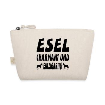 Esel - Bio-Täschchen - Natur - Vorne