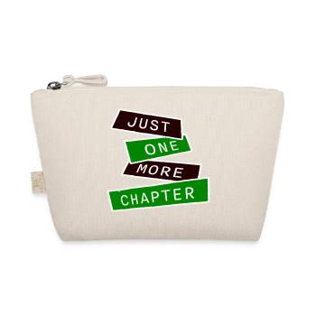 Just One More Chapter Lustig Bücherwurm Lesen Cool - Bio-Täschchen - Natur - Vorne