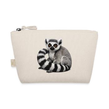 Ring-tailed lemur illustration - Organic Pouch - nature - Front