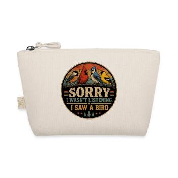 Passion Birds Humor Gift Ornithology - Organic Pouch - nature - Front