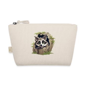 Raton laveur joueur dans le creux des arbres - Trousse biologique - nature - Devant