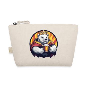 Polar Bear Beer Funny - Organic Pouch - nature - Front