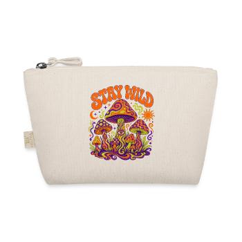 Stay Wild Pilz Psychedelia - Bio-Täschchen - Natur - Vorne
