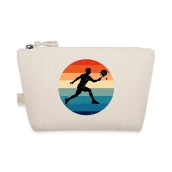 Gift idea for padel fans with padel for beginners - Organic Pouch - nature - Front