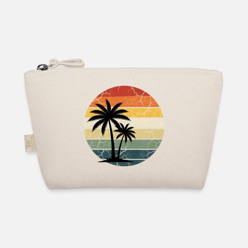 Tropischer Strandurlaub Bio-Täschchen