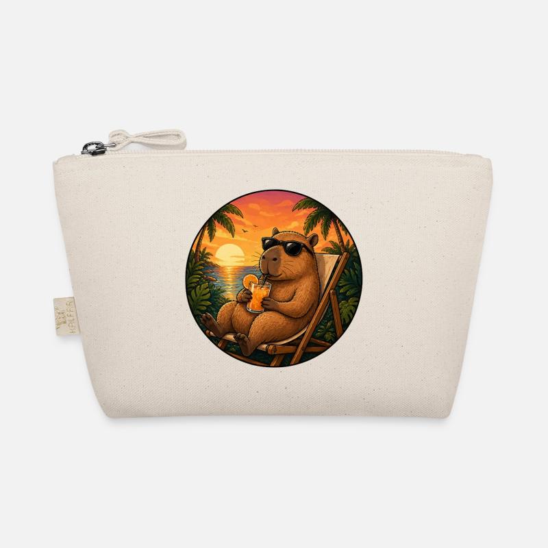 Capibara sur une chaise longue Trousse biologique