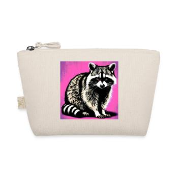 Raccoon - Organic Pouch - nature - Front